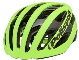 Polisport light pro fietshelm m 52-58cm fluo geel/zwart