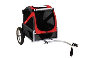 Doggy Ride Fietskar Mini - Rood/zwart