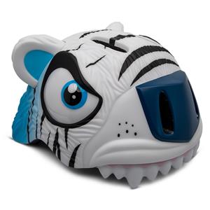 Crazy Stuff Kinderhelm / Fietshelm Witte Tijger / White Tiger Small 49-55 cm