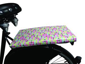 BikeCap Fietskussen This Side Up Pink