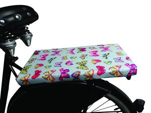 BikeCap Fietskussen Sweet Butterfly Blue