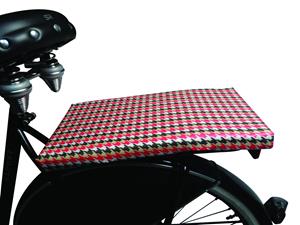 BikeCap Fietskussen Houndstooth Sand