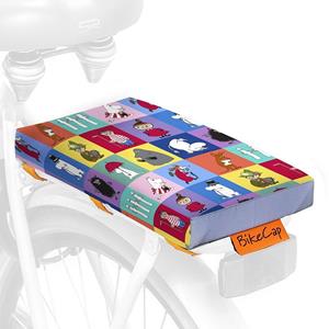 BikeCap Fietskussen Moomin Checked