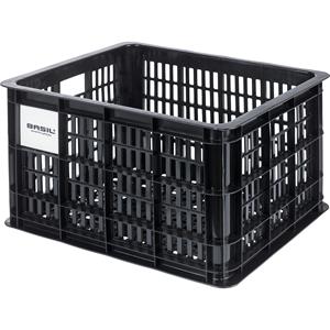 Basil Crate Fahrradkiste Recycelt Mik M 29,5 Liter Schwarz - 21146