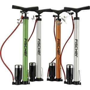 FISCHER Fahrrad-Standpumpe Alu, für alle Ventile