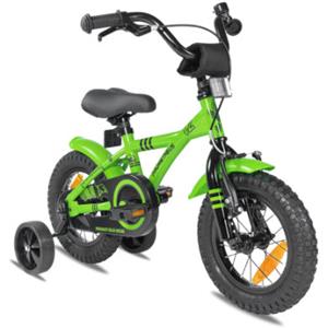 PROMETHEUS BICYCLES GREEN HAWK Kinderfahrrad 12 , Grün & Schwarz ab 3 Jahre mit Stützräder