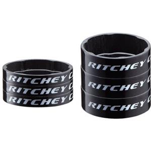 Ritchey WCS Carbon Headset Spacer Kit - Glanzschwarz}