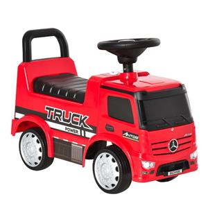 HOMCOM speelgoedauto loopauto babywagen kinderwagen gelicentieerd door Mercedes ANTOS vrachtwagenstijl met licht voor kinderen van 12 tot 36 maanden