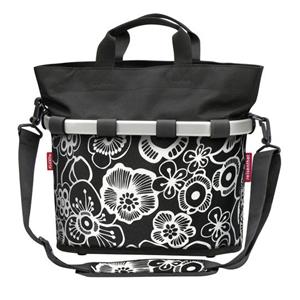 KLICKfix Stuurtas Bikebasket Oval S Fleur 12L