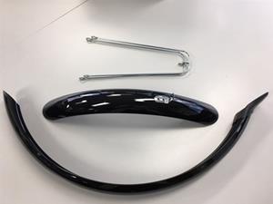 Euro Stel spatborden 20 inch 51 pvc zwart fender