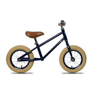 Rebel Kidz Loopfiets Classic Runner Donkergrijs/Blauw