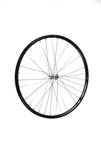 Avada Voorwiel 28 inch 622 geheel zwart rvs spaak