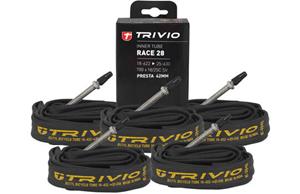 Trivio  Binnenband Racefiets 700X18/25C SV 42MM Presta 5 stuks voordeelpakket