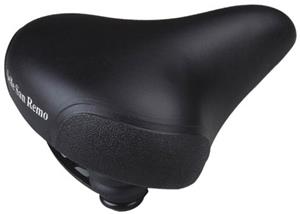 Selle san remo Zadel Marwi Citybike unisex met hoekbescherming - zwart