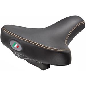 Selle Monte Grappa Monte Grappa zadel Selva man zwart met veren