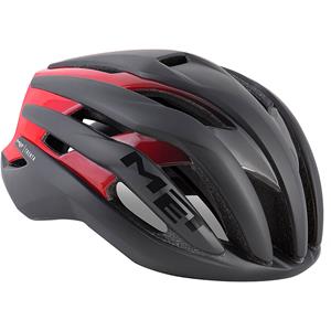 MET Trenta Rennradhelm - Black-Shaded Red}  - S}