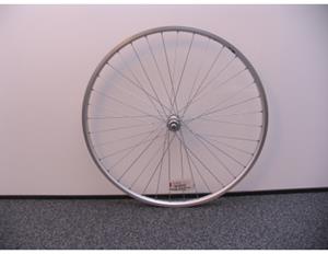 Voorwiel 28 x 1 1/4 - Ryde ZAC19 velg - aluminium naaf - zilver