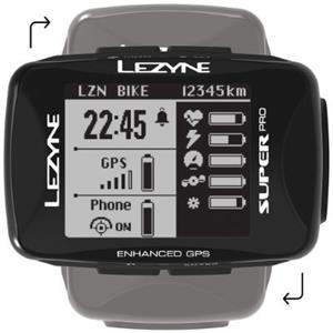 Lezyne Super Pro GPS Cycling Computer - Black