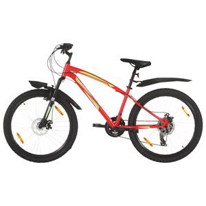 Mountainbike 21 Versnellingen 26 Inch Wielen 36 Cm Rood