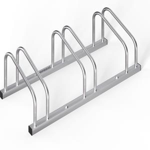 Monzana - Fahrradständer für 2-6 Fahrräder 30-65 mm Reifenbreite Mehrfachständer Aufstellständer Fahrrad Ständer 3 Fahrräder