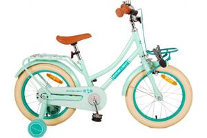 Volare Excellent Kinderfiets eisjes - 16 inch - Groen - 95% afgemonteerd