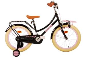 Volare Excellent Kinderfiets eisjes -18 inch - Zwart - 95% afgemonteerd