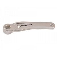 Miranda alu linkse crank alfa 1 170mm lengte zilver 574001