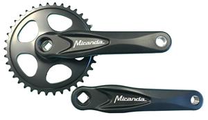 Miranda Crankstel  Alfa 1, 38T 3/32Ê 170mm zwart