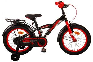 Volare Thombike 16 Inch 23 cm Jongens Terugtraprem Zwart/Rood