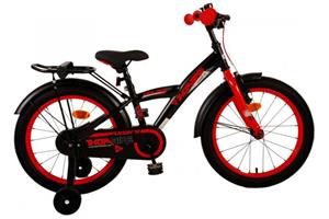 volare thombike kinderfiets - jongens - 18 inch - zwart rood