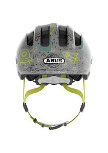 ABUS Smiley 3.0 LED Kinder Fahrradhelm Kopfumfang S 45-50 cm grey space