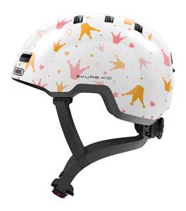 Abus Skurb Kid - Fahrradhelm - Kind White Crowns M (50 - 55 cm)