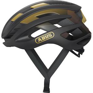 Abus AirBreaker - Rennradhelm Black Gold L (59 - 61 cm)