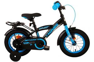 Volare Thombike 12 Inch 21,5 cm Jongens Terugtraprem Zwart/Blauw