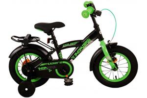 Volare Thombike 12 Inch 21,5 cm Jongens Terugtraprem Zwart/Groen