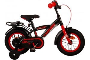 Volare Thombike 12 Inch 21,5 cm Jongens Terugtraprem Zwart/Rood