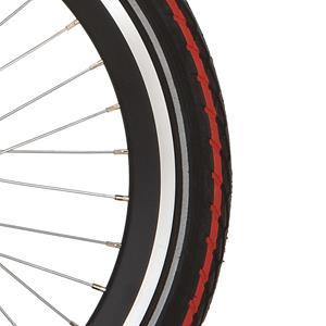 Deli Tire btb SA-206 20 x 1.75 zw rode streep refl