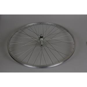 Achterwiel 28 VasteAs Beretta velg alu zilver eco freewheel