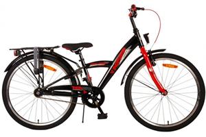 Volare Thombike 24 Inch 23 cm Jongens Terugtraprem Zwart/Rood