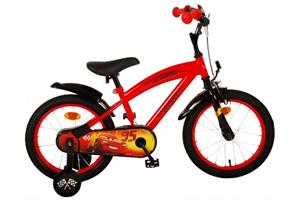 Volare Cars 16 Inch 28 cm Jongens Terugtraprem Rood/Zwart