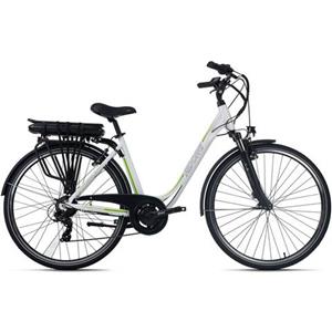 Adore Pedelec E-Bike Cityfahrrad 28'' Adore Versailles weiß-grün weiß