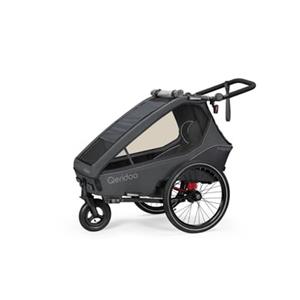 Qeridoo  Kidgoo1 kinderfietskar Steel Grijs Collectie 2023