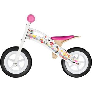 Bikestar Laufrad 10 Zoll Holz weiß