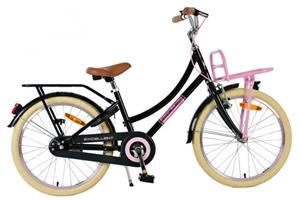 Volare Kinderfahrrad Excellent Fahrrad für Mädchen 20 Zoll Kinderrad Schwarz