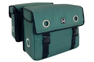 Willex Dubbele fietstas Canvas Tas 67L Groen