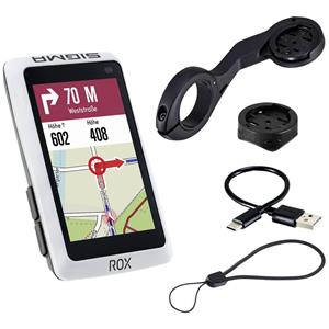 Sigma ROX 12.1 EVO Basic Set - White Fahrrad-Navi Fahrrad Europa Bluetooth, GPS, GLONASS