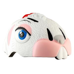 Crazy Stuff Kinderhelm / Fietshelm Wit Konijn / Bunny White Small 49-55 cm
