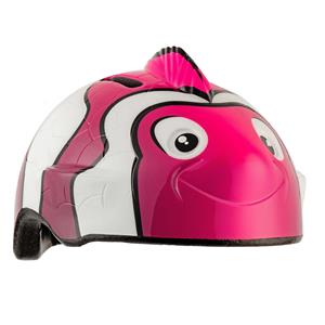 Crazy Stuff Kinderhelm / Fietshelm Clown Fish Roze Small 49-55 cm