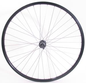 Voorwiel 28/29 / 622x19C Ryde Andra 30 velg met Shimano FH-MT200 naaf voor Center Lock remschijf - zwart