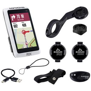 Sigma ROX 12.1 EVO Sensor Set - White Fahrrad-Navi Fahrrad Europa Bluetooth, GPS, GLONASS